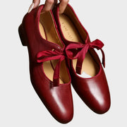 Damen-Ballerinas Bellaria mit Schleife – Ansicht 6