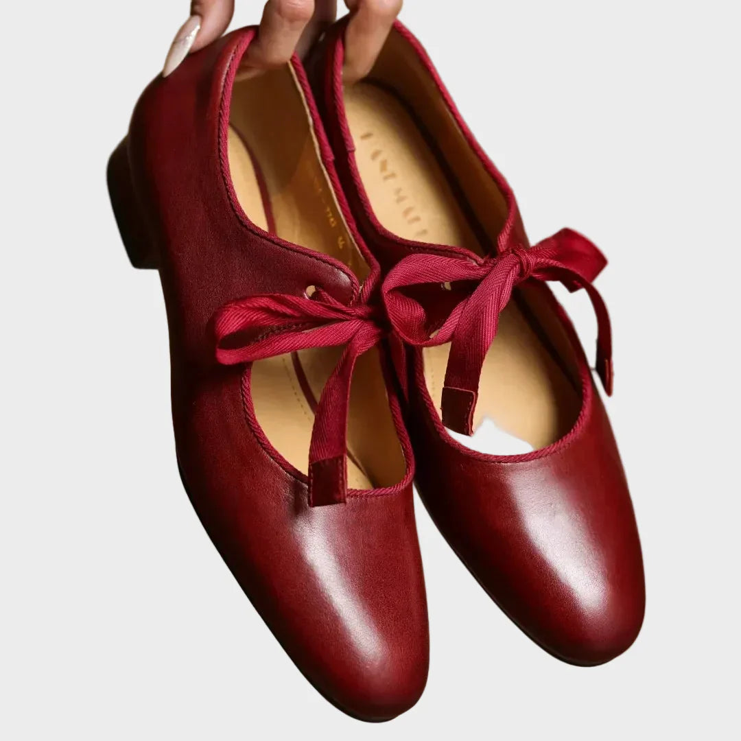 Damen-Ballerinas Bellaria mit Schleife – Ansicht 6