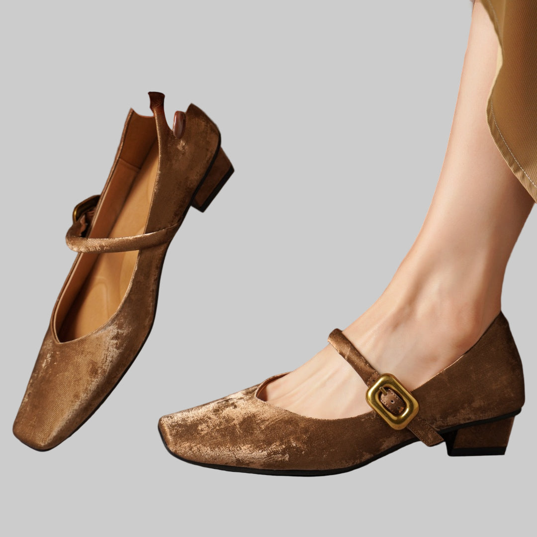 Dahlia – Samt-Pumps für Damen – Ansicht 3