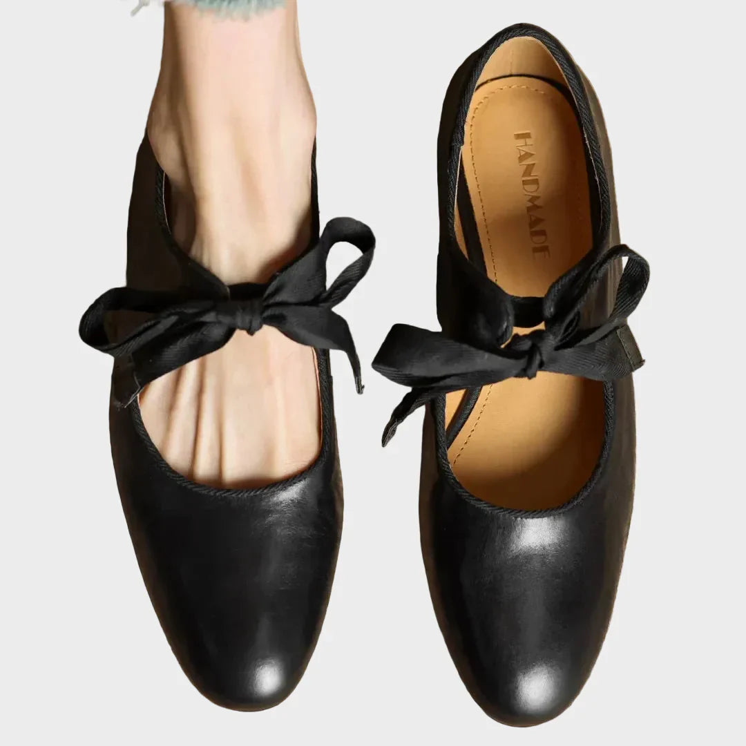 Damen-Ballerinas Bellaria mit Schleife – Ansicht 8