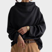 Elly – Stricktop für Damen mit hohem Kragen – Ansicht 6