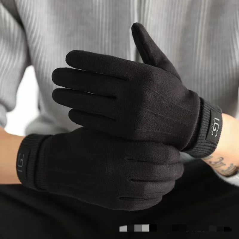 Elena – Touchscreen-Handschuhe für Damen aus Kaschmirmischung in Beige – Ansicht 7