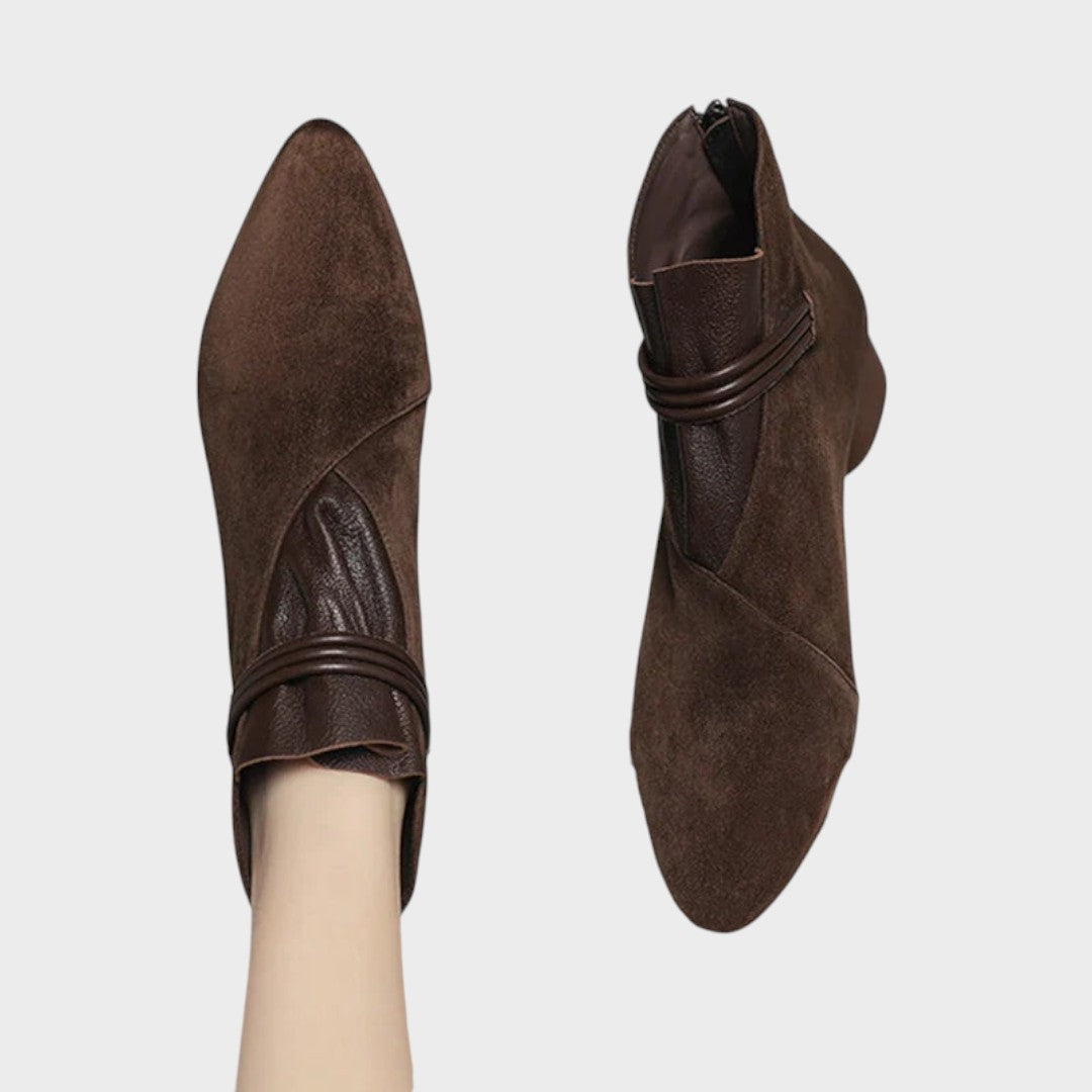 Vivienne – Wildleder-Stiefeletten für Damen – Ansicht 3