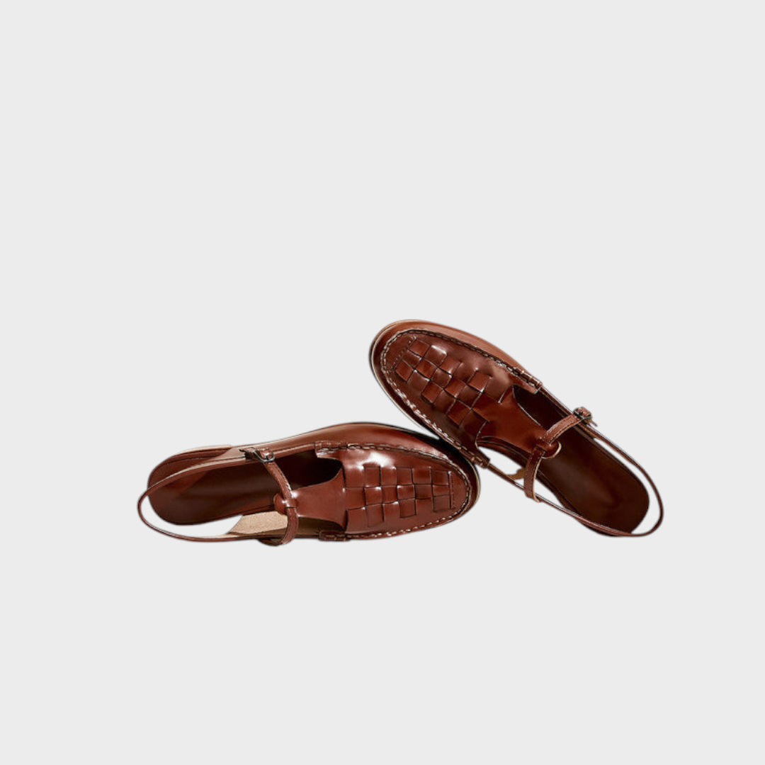 Palermo – Leder-Slingback-Sandalen für Damen – Ansicht 8