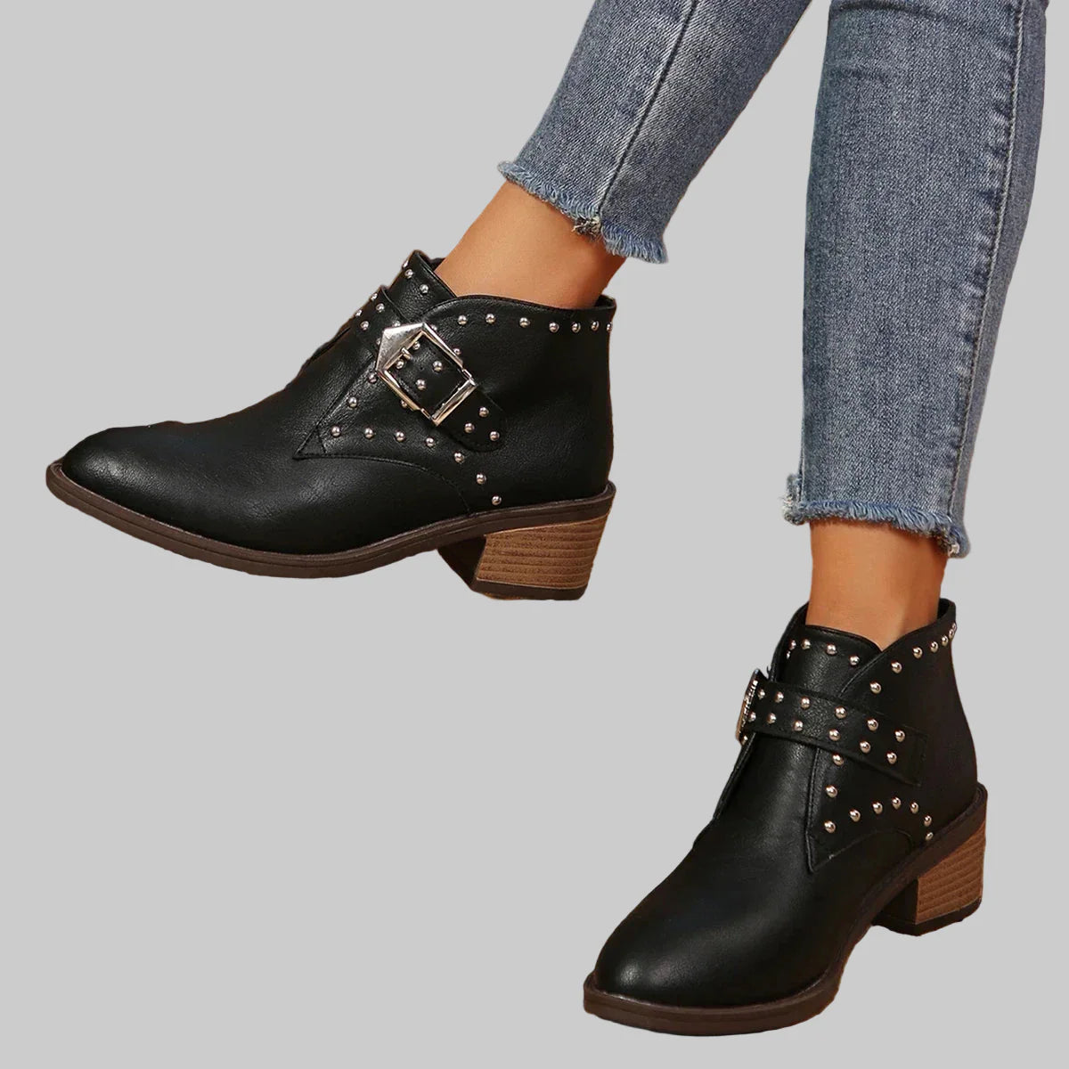 Savannah – Stiefeletten für Damen mit Nieten – Ansicht 3