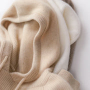 Penny – Damen-Kaschmirstrickoberteil mit Kapuze – Ansicht 6