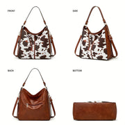 Evengelia – Tote-Tasche für Damen mit Leopardenmuster und Handgelenktasche – Ansicht 5