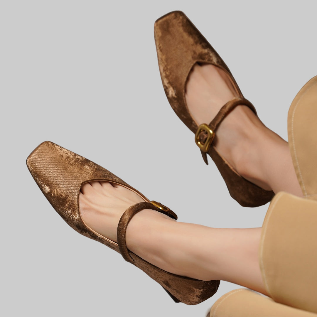Dahlia – Samt-Pumps für Damen – Ansicht 4