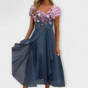 Lara – Chiffon-Partykleid für Damen – Ansicht 4
