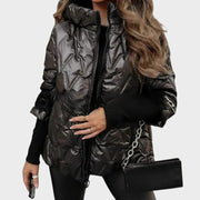 Lunara – Warme leichte Stepp-Winterjacke für Damen mit Kapuze – Ansicht 4