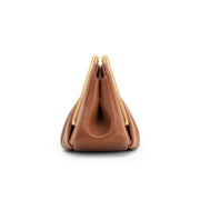 Martha – Clutch-Tasche mit goldenem sechseckigem Griff – Ansicht 5