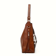 Evengelia – Tote-Tasche für Damen mit Leopardenmuster und Handgelenktasche – Ansicht 2