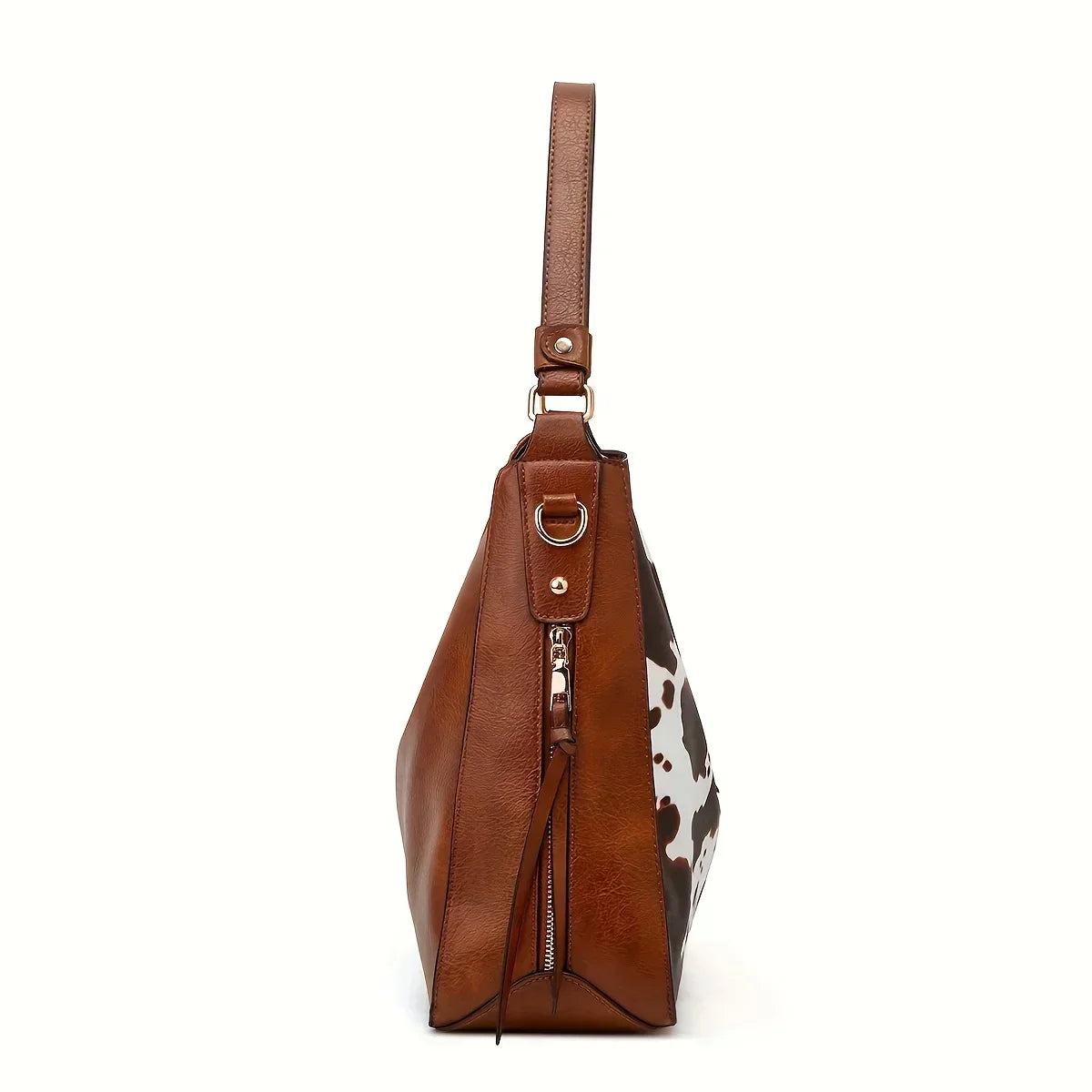 Evengelia – Tote-Tasche für Damen mit Leopardenmuster und Handgelenktasche – Ansicht 2