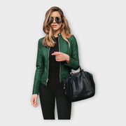 Valerie – Moderne Lederjacke für Damen – Ansicht 5