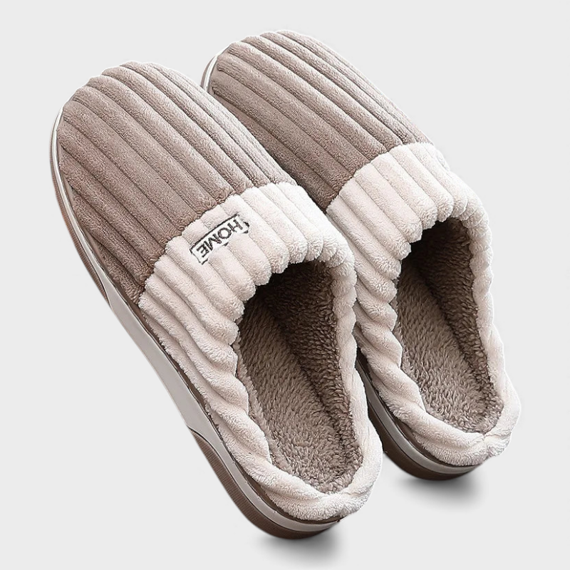 Mae – Bequeme Hausschuhe für Damen mit Fleecefutter