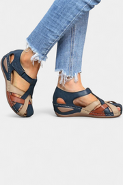 Orthopädische Damen-Sandalen Alphie im Vintage-Stil – Ansicht 3