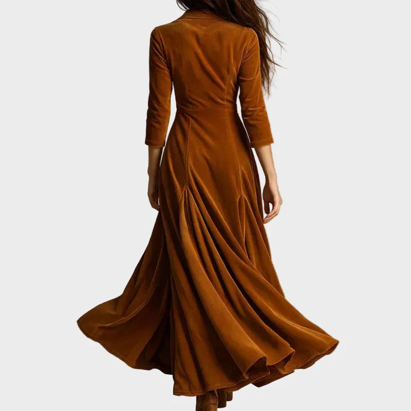 Anna – Langes Samtkleid – Ansicht 5