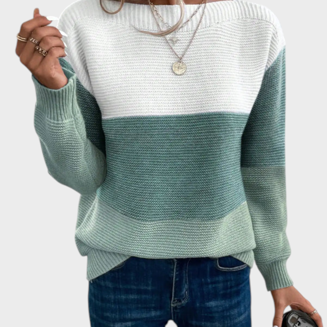 Fenella – Ombré-Stricktop für Damen – Ansicht 4