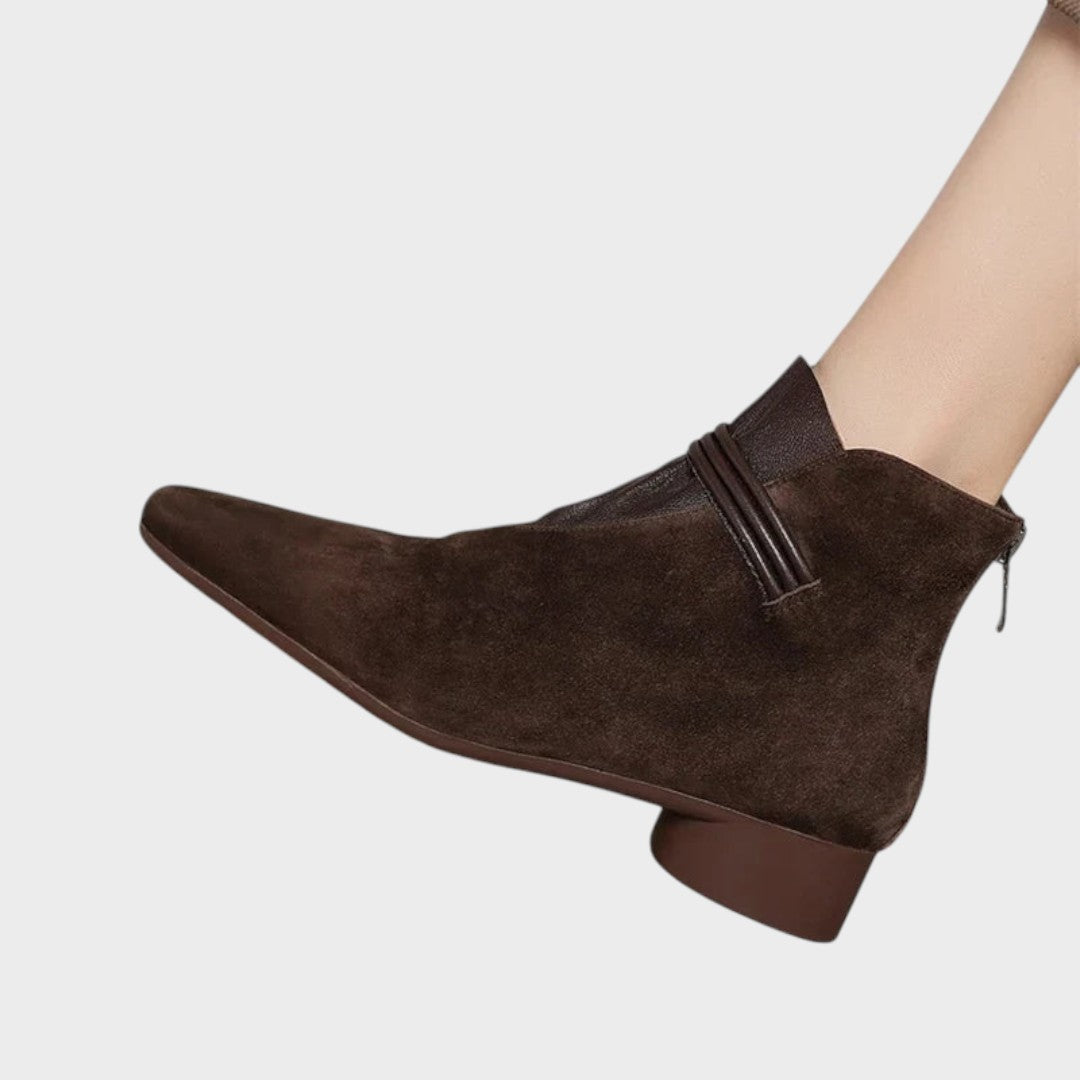 Vivienne – Wildleder-Stiefeletten für Damen – Ansicht 9