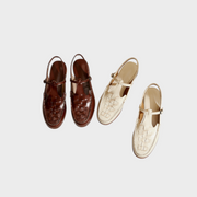 Palermo – Leder-Slingback-Sandalen für Damen – Ansicht 11