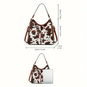 Evengelia – Tote-Tasche für Damen mit Leopardenmuster und Handgelenktasche – Ansicht 4