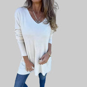 Jynae – Bequemes Oversize-Top für Damen mit V-Ausschnitt – Ansicht 6