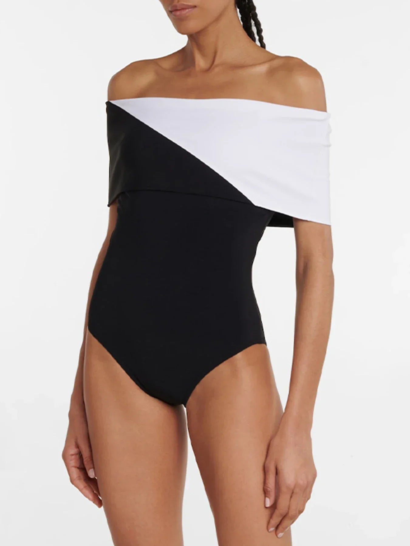 Cannes – One-Shoulder-Monokini für Damen – Ansicht 2