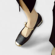 Loki – Damen-Loafer mit niedrigem Absatz und Perlen – Ansicht 12