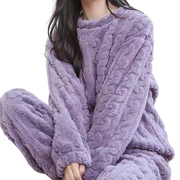 Granada – Fleece-Pyjama-Set für Damen – Ansicht 3