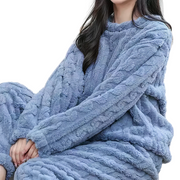 Granada – Fleece-Pyjama-Set für Damen – Ansicht 4