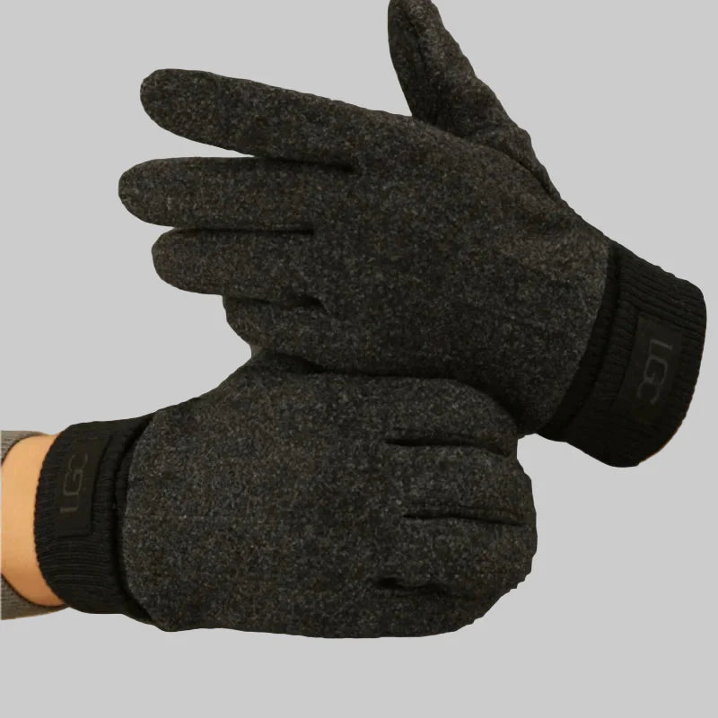 Elena – Touchscreen-Handschuhe für Damen aus Kaschmirmischung in Beige – Ansicht 11