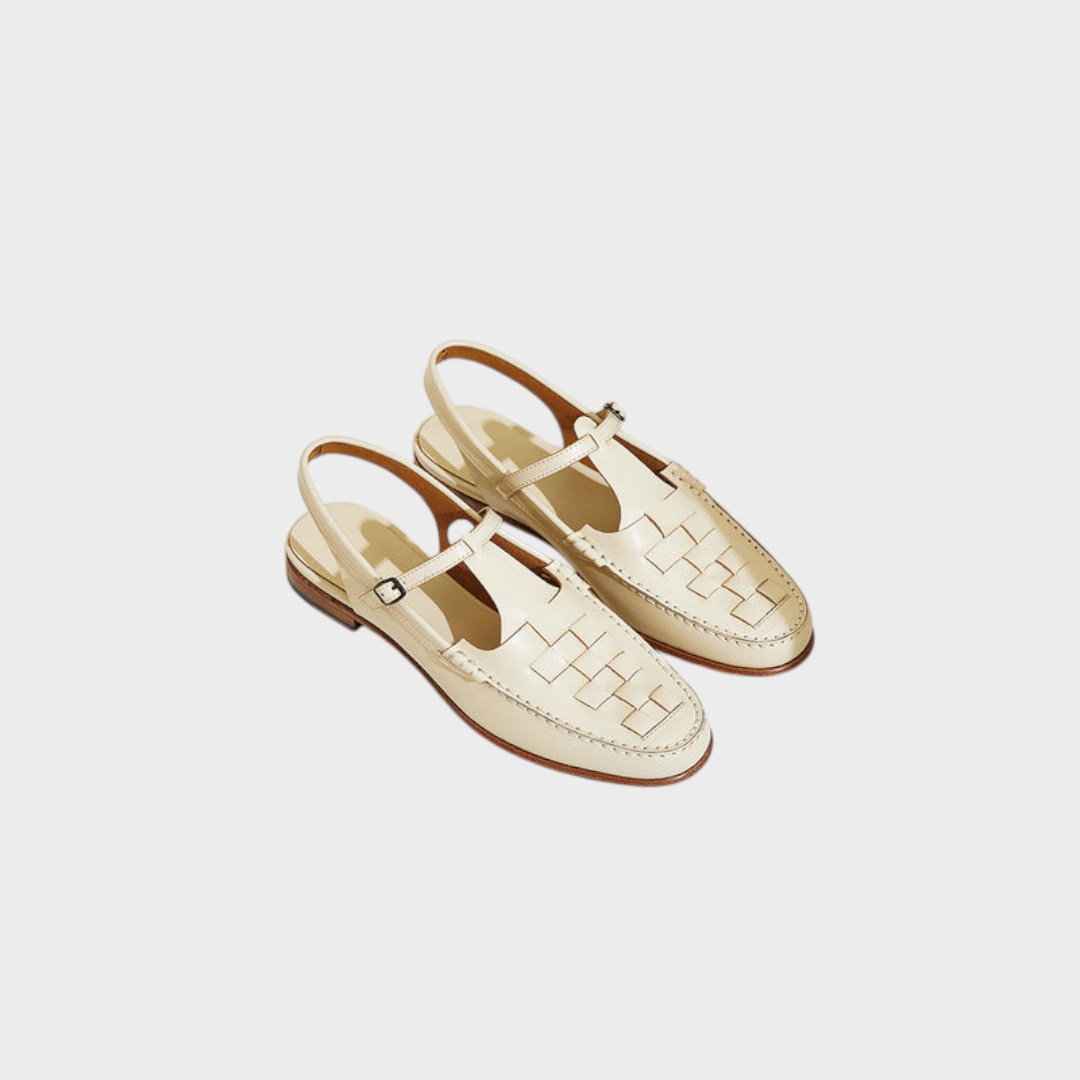 Palermo – Leder-Slingback-Sandalen für Damen