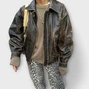 Vintage-Damenjeans Chandra mit Leopardenmuster – Ansicht 5