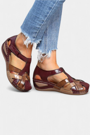 Orthopädische Damen-Sandalen Alphie im Vintage-Stil