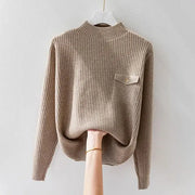 Eleganter Strickrollkragenpullover für Damen – Ansicht 4
