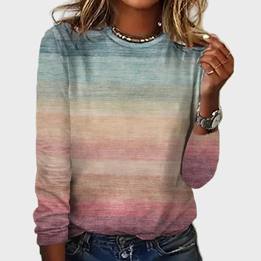 Stricktop für Damen mit langen Ärmeln – Ansicht 3