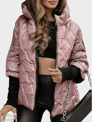 Lunara – Warme leichte Stepp-Winterjacke für Damen mit Kapuze