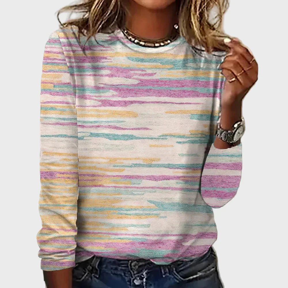 Stricktop für Damen mit langen Ärmeln – Ansicht 2