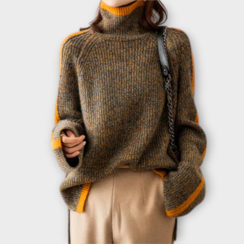 Breseis - Vintage-Rollkragenpullover