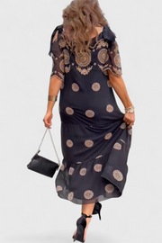 Cathy – Sommerkleid für Damen aus Netzstoff mit Schlitzen – Ansicht 6