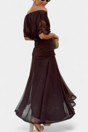 Florales Damen-Maxikleid Alondra mit V-Ausschnitt – Ansicht 11