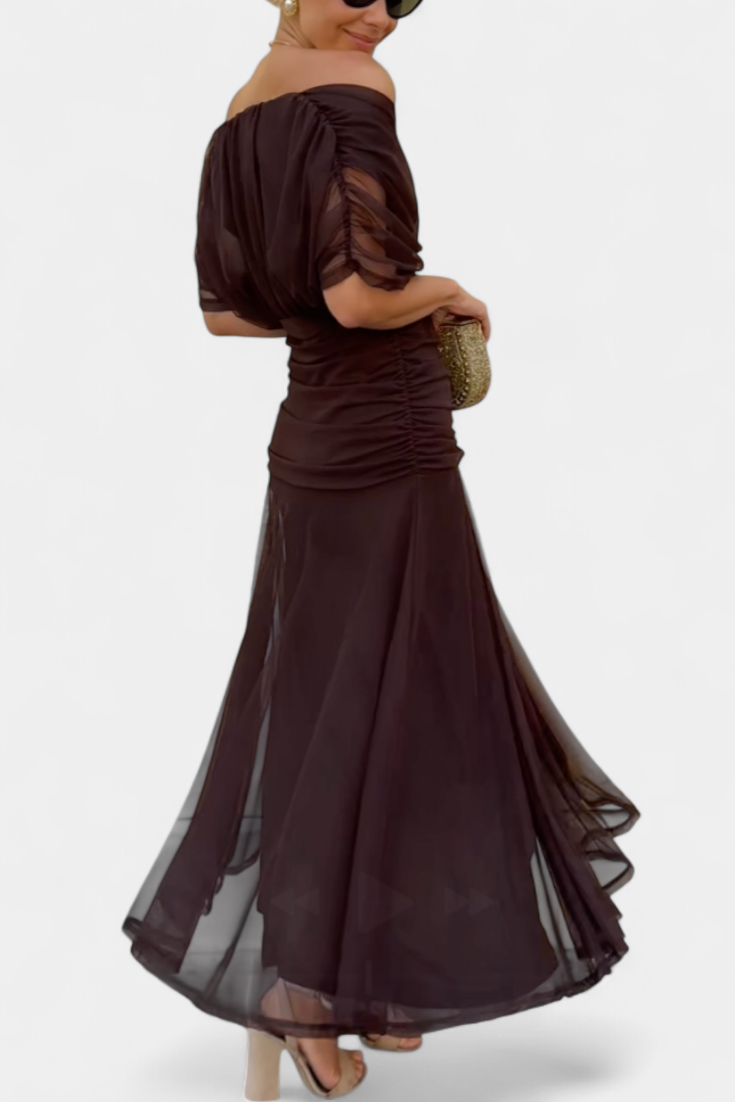 Florales Damen-Maxikleid Alondra mit V-Ausschnitt – Ansicht 11