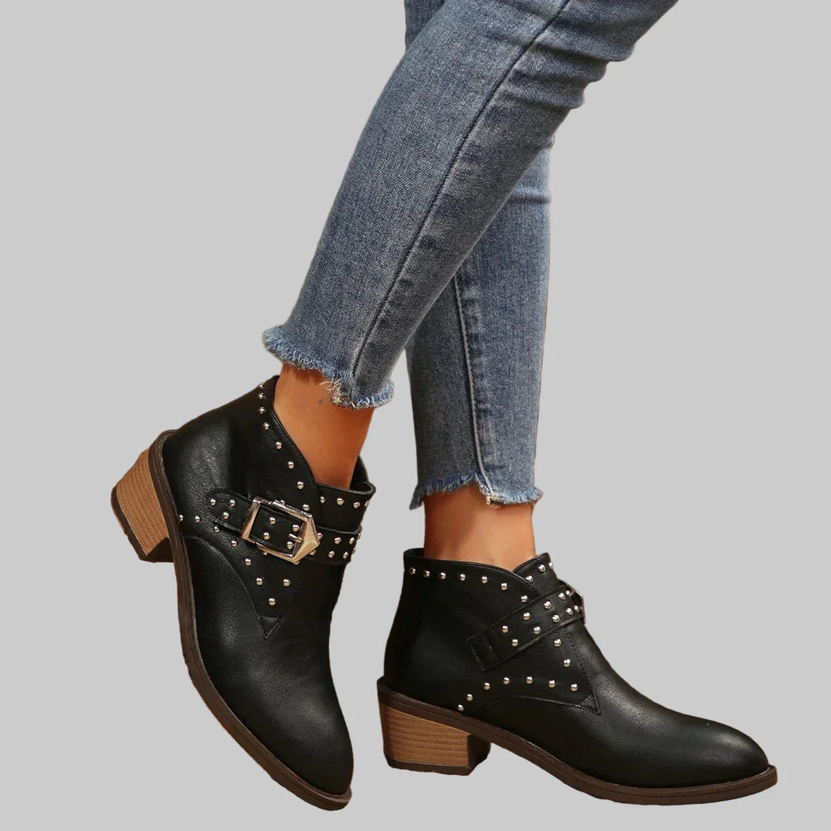 Savannah – Stiefeletten für Damen mit Nieten – Ansicht 6
