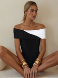 Damen-Monokini mit einer Schulter „Cannes“