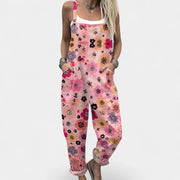 Luftiger Damen-Jumpsuit Dionysoula mit Blumenmuster
