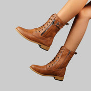Ellery – Schnürstiefeletten für Damen im Combat-Stil