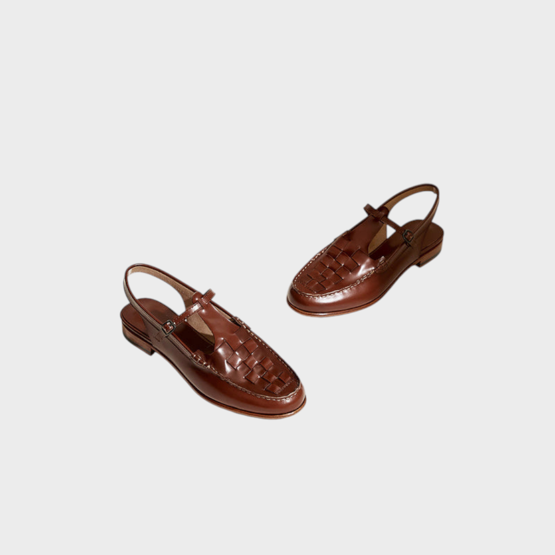 Palermo – Leder-Slingback-Sandalen für Damen – Ansicht 13