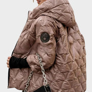 Lunara – Warme leichte Stepp-Winterjacke für Damen mit Kapuze – Ansicht 7