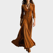 Anna – Langes Samtkleid – Ansicht 4