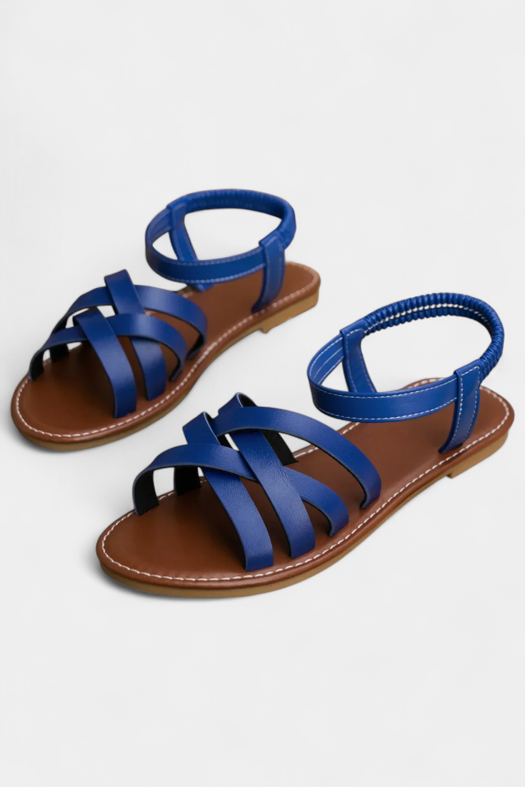Flache Damen-Sandalen Romee mit Riemen – Ansicht 3